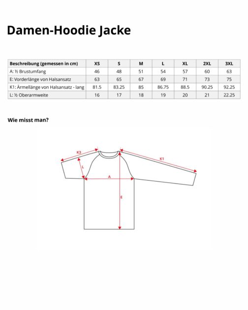 Damen-Hoodie Jacke Krakeelia – Bild 4