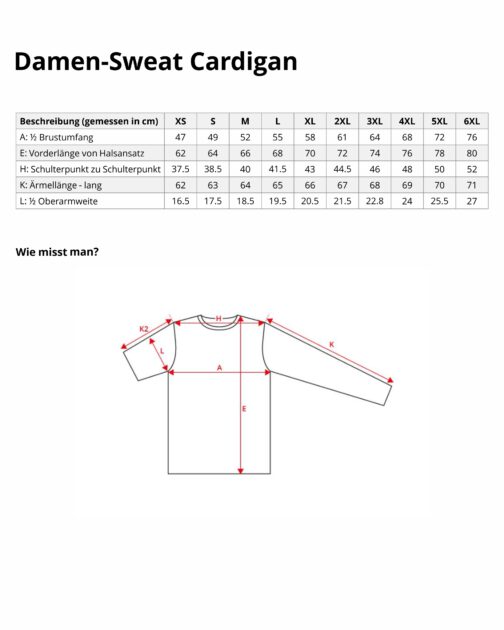 Damen-Sweat Cardigan Krakeelia – Bild 4